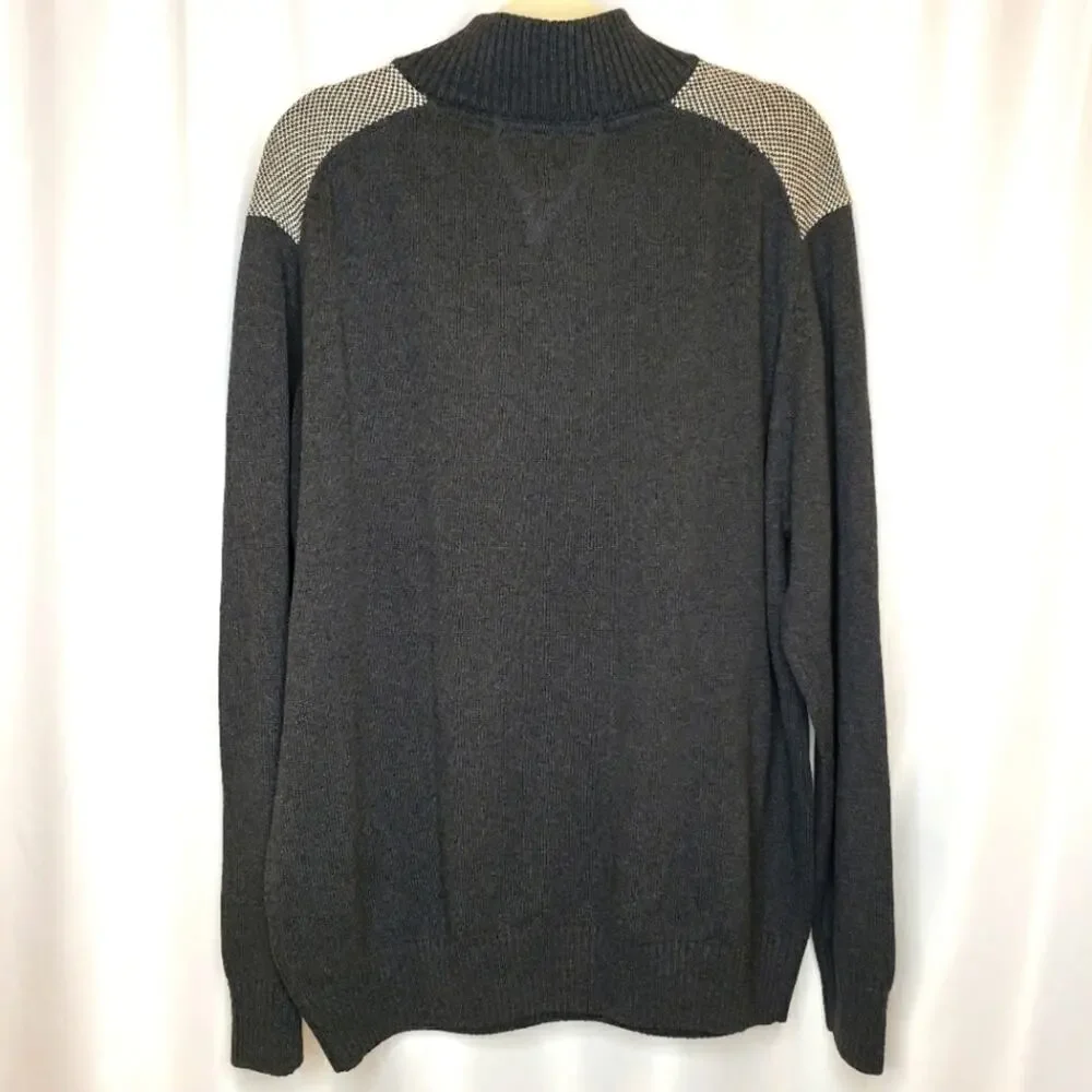 Weatherproof Mens 1/4 Zip 100% Cotton Vintage 1948 Sweater XL NEW